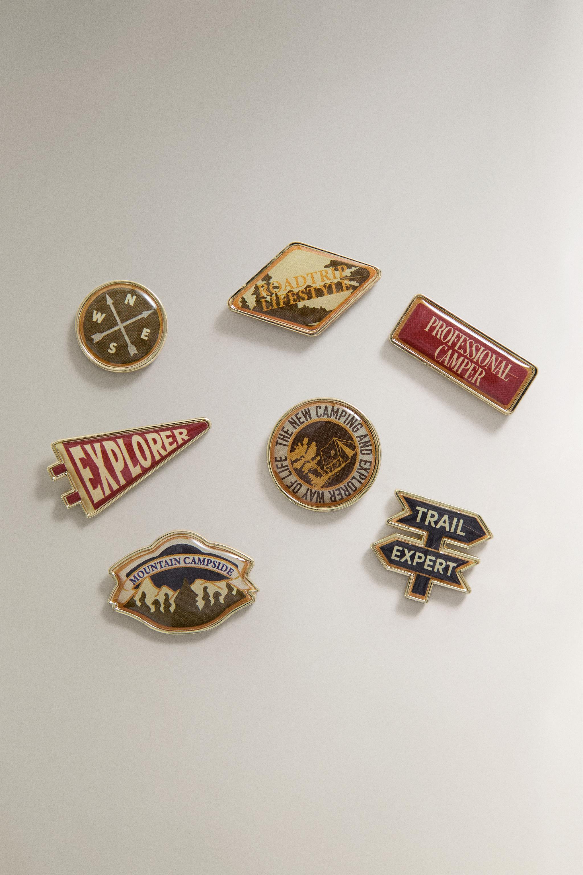 CAMPING PIN SET (SET OF 7)